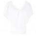 Spot cross-border source wish ebay Europe and America popular chiffon bat sleeve splicing T-shirt top women OM1001